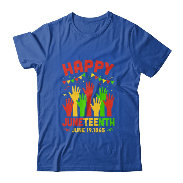 Happy Juneteenth Day Black Freedom African Classic T Shirt Royal 600x.jpg