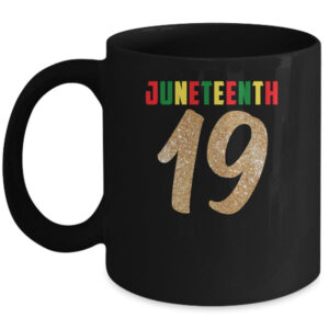 Juneteenth Pride Queen Melanin African American June 19th Mug 11oz Mug Black 600x.jpg
