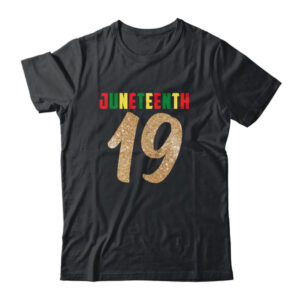 Juneteenth Pride Queen Melanin African American June 19th Classic T Shirt Black 600x.jpg