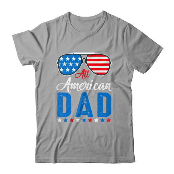 All American Dad 4th of July Independence Men Daddy Classic T Shirt Sport Grey 600x.jpg