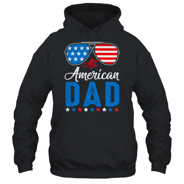 All American Dad 4th of July Independence Men Daddy Pullover Hoodie Black 600x.jpg
