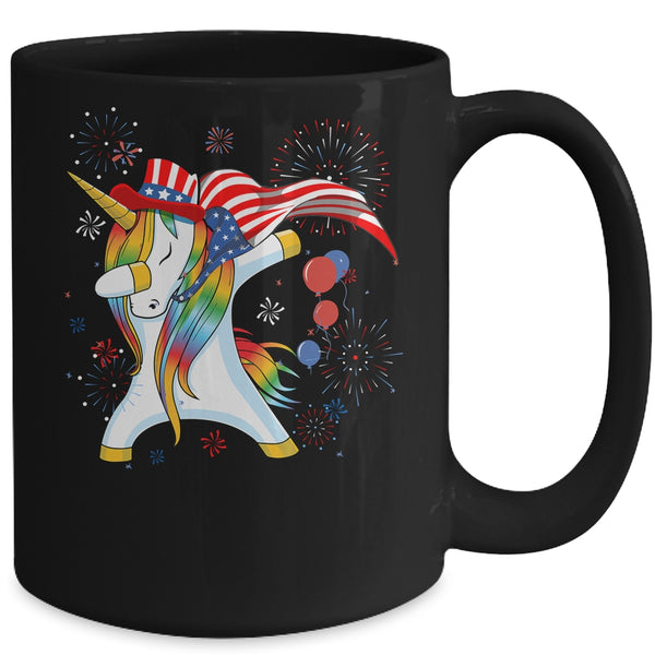 Dabbing Unicorn 4th of July American Flag Girls Mug 15oz Mug Black 3f8a3f07 201a 4b5e b8ba ec7d9f20be6f 600x.jpg