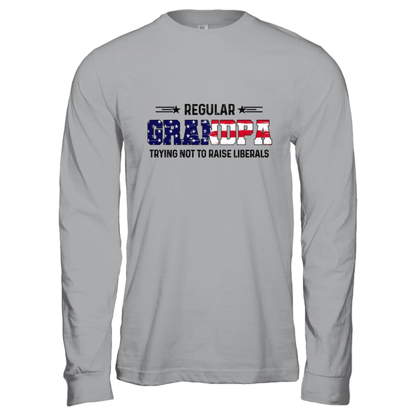 Regular Grandpa Trying Not To Raise Liberal American USA Flag Long Sleeve T Shirt Sport Grey 600x.jpg