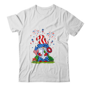 Gnomes 4th Of July Women Gnome Lover Girls American Flag Classic T Shirt White 600x.jpg