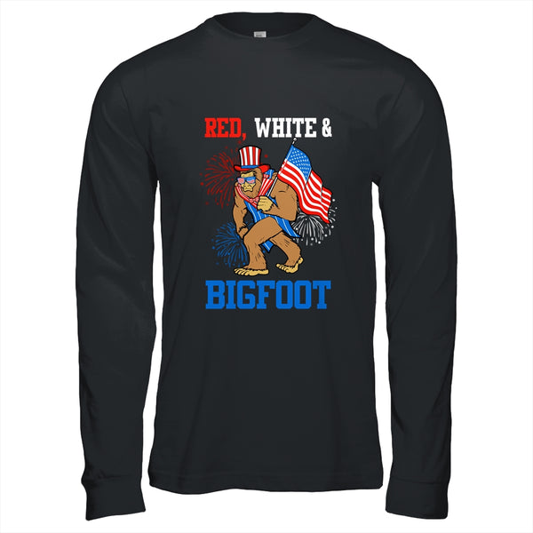 Bigfoot Patriotic 4th Of July Fireworks America Sasquatch Long Sleeve T Shirt Black 600x 1.jpg