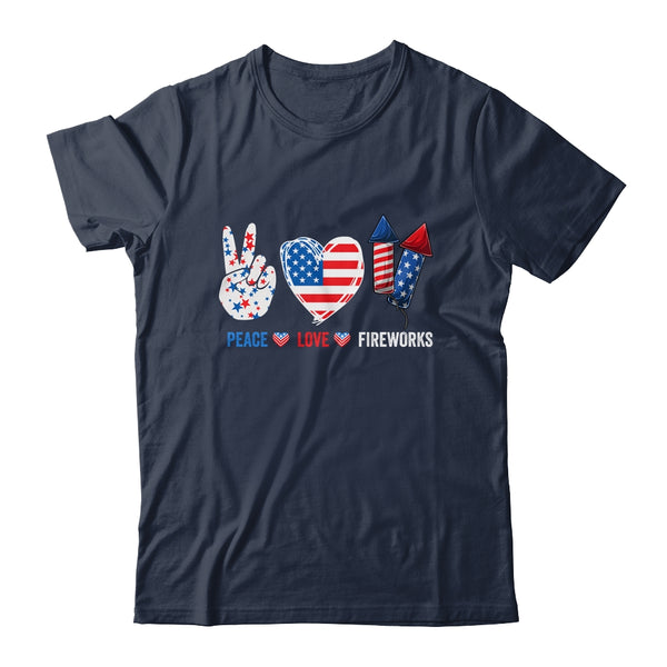 Peace Love Fireworks 4th Of July Celebration Classic T Shirt Navy 600x 1.jpg Peace Love Fireworks 4th Of July Celebration Classic T Shirt Navy 600x 1.jpg