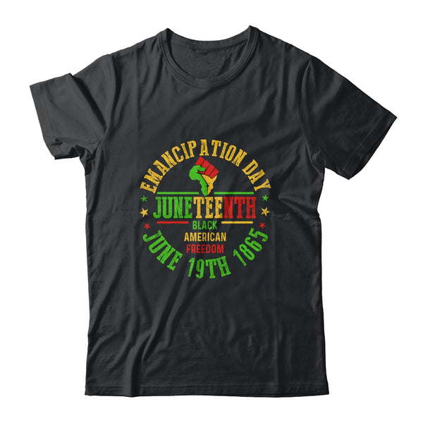 Juneteenth African American Freedom Black History June 19 Classic T Shirt Black 600x 1.jpg