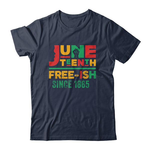 Juneteenth Freeish Since 1865 Melanin Ancestor Black History Classic T Shirt Navy 07e9e85f 1432 417c bad3 f8869e2d5357 600x 1.jpg