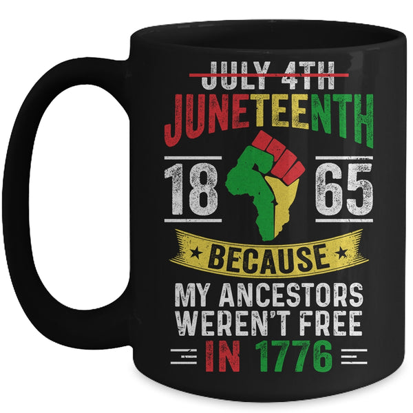 Juneteenth Black History Pride African American Freedom Mug 15oz Mug Black 600x 1.jpg