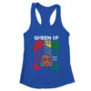 Queen Of Juneteenth Black Girl Magic Melanin Women Girls Women s Ideal Racerback Tank Royal 600x.jpg