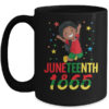 Juneteenth Celebrating 1865 Cute Black Boys Mug 15oz Mug Black 600x.jpg
