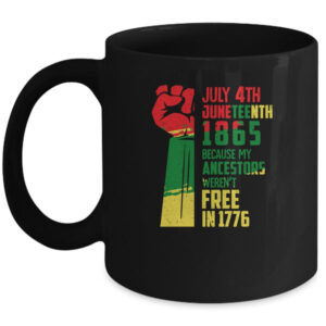 Juneteenth My Ancestors Free Black African Flag Men Women Mug 11oz Mug Black 600x.jpg