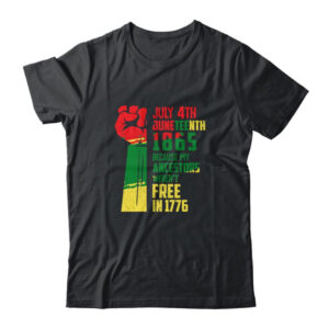 Juneteenth My Ancestors Free Black African Flag Men Women Classic T Shirt Black 600x 1.jpg