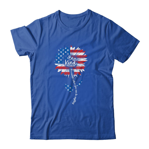 Kindness Sunflower Flag 4th July Patriotic Sunflower Classic T Shirt Royal 600x 2.jpg