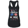 4th Of July All American Nurse Independence Day Women s Ideal Racerback Tank Black 600x.jpg