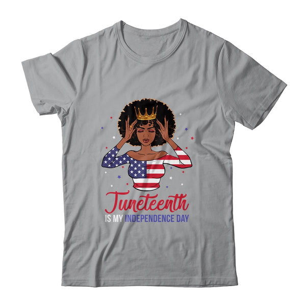 Juneteenth is My Independence Day 4th July Black Afro Flag Classic T Shirt Sport Grey 600x 1.jpg