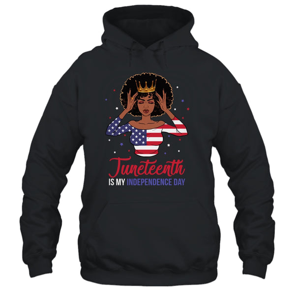 Juneteenth is My Independence Day 4th July Black Afro Flag Pullover Hoodie Black 600x 1.jpg