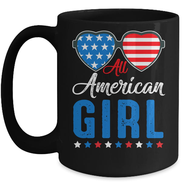 All American Girl 4th Of July Girls Kids Teens Sunglasses Mug 15oz Mug Black 600x.jpg