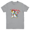Dabbing Unicorn 4th of July American Flag Girls Youth Youth T Shirt Sport Grey 600x.jpg