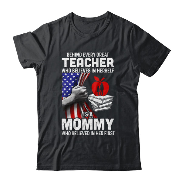 Behind Every Great Teacher Is A Great Dad July Of 4th Classic T Shirt Black 600x.jpg