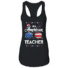 4th Of July All American Teacher Independence Day Women s Ideal Racerback Tank Black 600x 2.jpg
