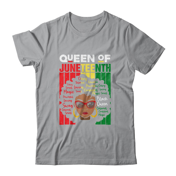 Queen Of Juneteenth Black Girl Magic Melanin Women Girls Classic T Shirt Sport Grey 600x 2.jpg