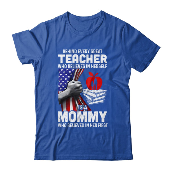 Behind Every Great Teacher Is A Great Dad July Of 4th Classic T Shirt Royal 600x 1.jpg