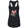 Leopard American Flag Hearts Cute 4Th Of July For Women Women s Ideal Racerback Tank Black 600x 1.jpg