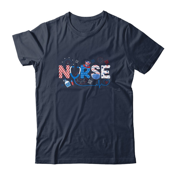 Patriotic Nurse 4th Of July American Flag Independence Day Classic T Shirt Navy 600x 1.jpg