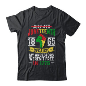 Juneteenth Black History Pride African American Freedom Classic T Shirt Black 600x.jpg