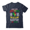Juneteenth Black History Pride African American Freedom Classic T Shirt Navy 600x.jpg