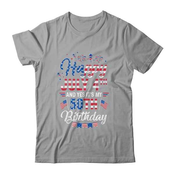 Happy 4 July And Yes It s My 50th Birthday Since July 1971 Classic T Shirt Sport Grey 600x 2.jpg