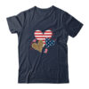 Leopard American Flag Hearts Cute 4Th Of July For Women Classic T Shirt Navy 600x 2.jpg
