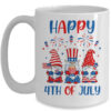 Three Gnomes Celebrating Independence Day USA 4th Of July Mug 15oz Mug White 600x.jpg