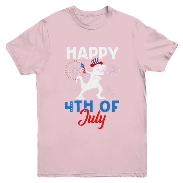 Happy 4th Of July T Rex Patriotic Funny Boys Kids Youth Youth T Shirt Light Pink 600x 1.jpg