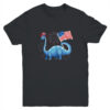 T Rex American Flag 4th Of July Funny Dinosaur Boys Kids Youth Youth T Shirt Black 600x 2.jpg