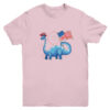 T Rex American Flag 4th Of July Funny Dinosaur Boys Kids Youth Youth T Shirt Light Pink 600x 2.jpg