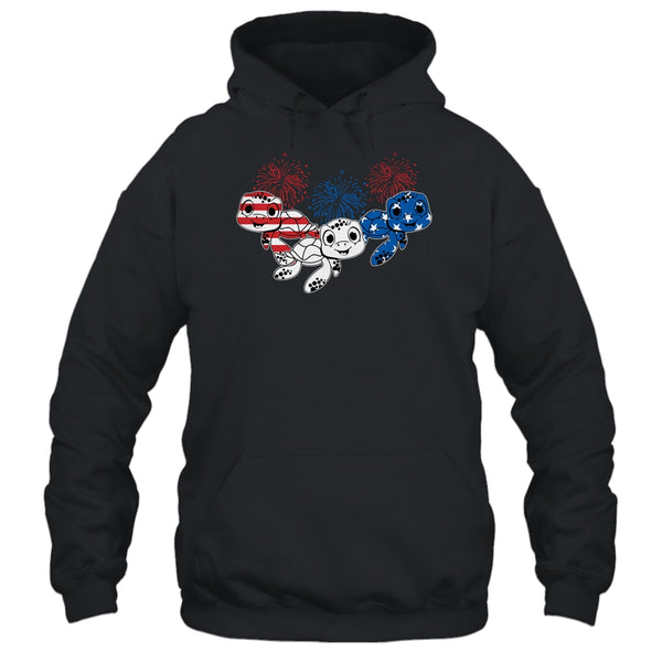 Sea Turtles 4th Of July American USA Flag Patriotic Pullover Hoodie Black 600x 1.jpg