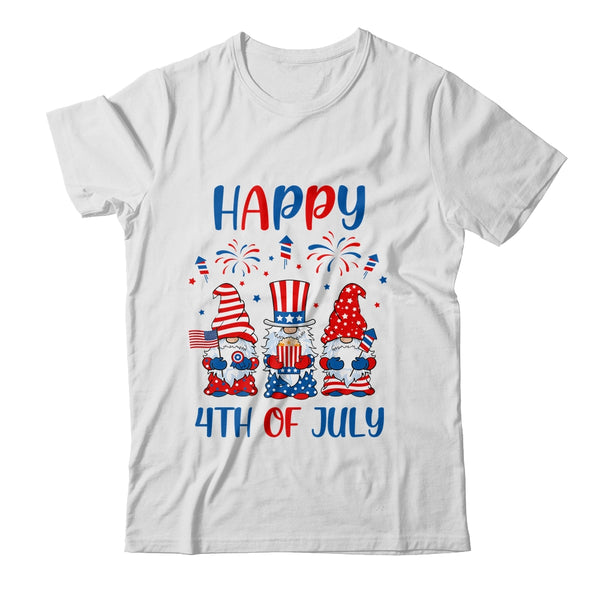 Three Gnomes Celebrating Independence Day USA 4th Of July Classic T Shirt White 600x 2.jpg