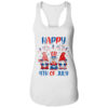 Three Gnomes Celebrating Independence Day USA 4th Of July Women s Ideal Racerback Tank White 600x 2.jpg