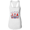 Three Gnomes Celebrating Independence Day 4th Of July Women s Ideal Racerback Tank White 600x 1.jpg