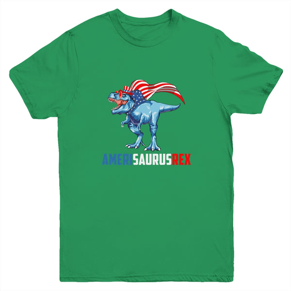 4th Of July T Rex Dinosaur Amerisaurus Rex Boys Kids Men Youth Youth T Shirt Irish Green 600x 6.jpg