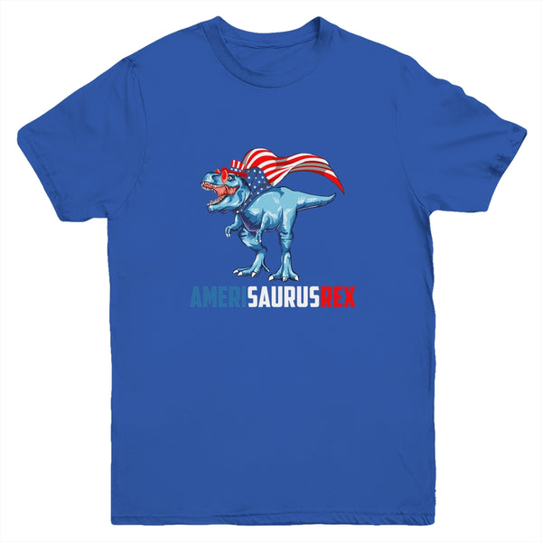 4th Of July T Rex Dinosaur Amerisaurus Rex Boys Kids Men Youth Youth T Shirt Royal 600x 7.jpg