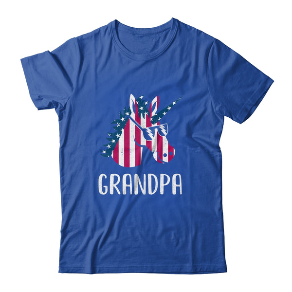 Patriotic Grandpa Unicorn Americorn 4Th Of July Classic T Shirt Royal 600x 11.jpg